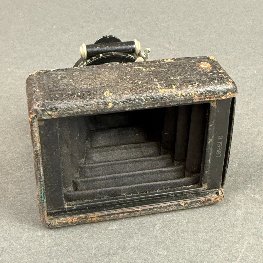 Vintage Ihagee Atom Folding Camera Carl Zeiss Tessar 6.5cm f/4.5 Working